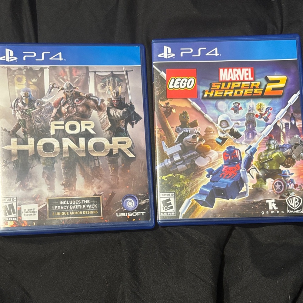 PS4 Games - For Honor and LEGO Marvel Super Heroes 2